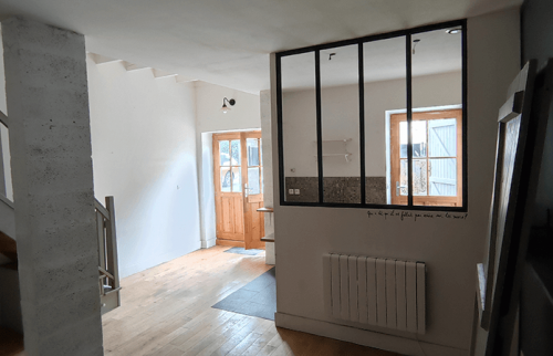 Avant / Après d’un salon à Dolomieu 