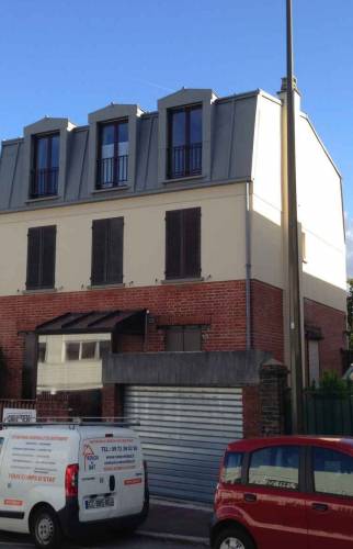 Surélévation d'une maison à Suresnes