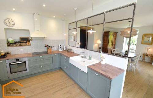 cuisine rustique et moderne