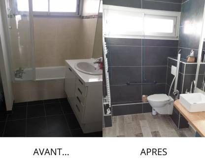 Rénovation de salle de bain aux normes PMR - Nantes (44200)