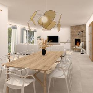 Aménagement salon - Mélanie Caddet - La Maison Des Architectes