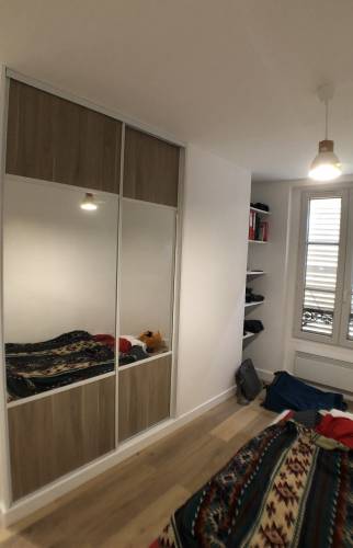 Création dressing chambre à coucher - Paris 17