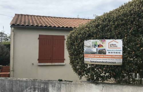 Panneau de chantier