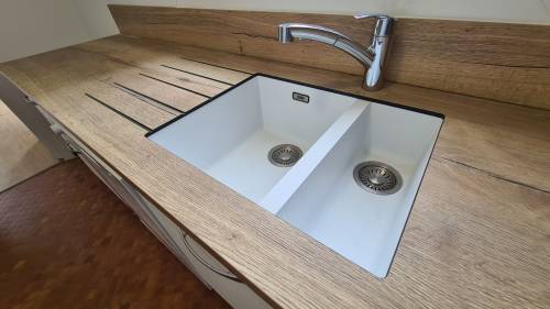 Détail plan de travail et évier