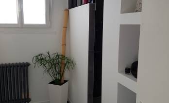 Après travaux : nouvel aménagement de salle de bain 