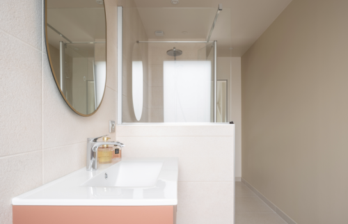 Création d'une lucarne au sud de Nantes - Salle de bain - meuble