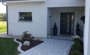 Allées en pavé à Saint Rémy Les Chevreuse ( 78 )