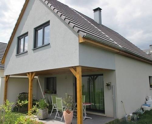 surélévation de maison maçonnnée sur pilotis bois - Cergy-POntoise - 95000 - 