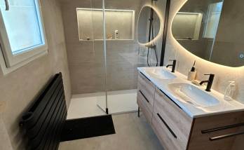 Rénovation d'une salle de bain à Cessieu