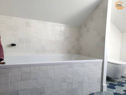 Rénovation - Création de salle d'eau - bain à Saint-Malo - Après