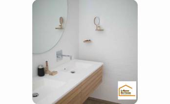Réfection complète d'une salle de bains à Jullouville (50610).