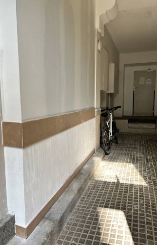 hall d'entrée avant renovation appartement Saint-Jacques-de-la-Lande