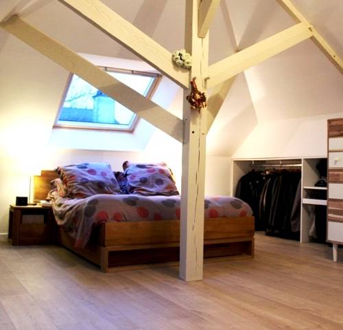 Aménagement chambre avec salle de bain sous combles - Aubagne (13400)