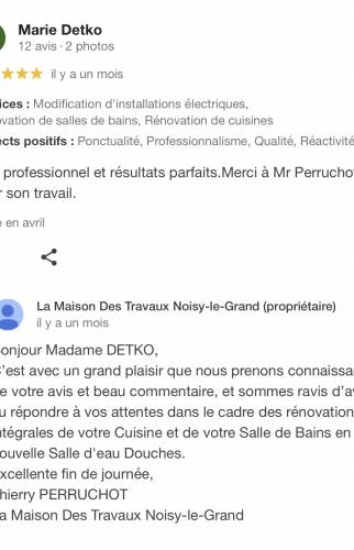 La Maison Des Travaux avis