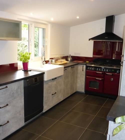 Aménagement de cuisine dans une véranda - Lannoy 59390