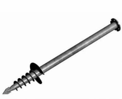 Vis de fondation en acier galvanisé pour poser une terrasse sur terrain sablonneux - Pornic 44210