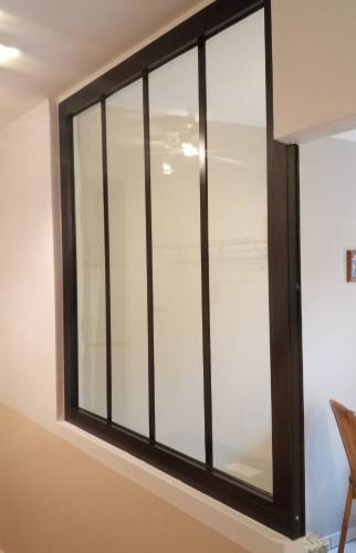 Pose d'une verrière à Antony