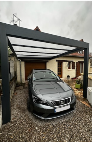Photo carport après