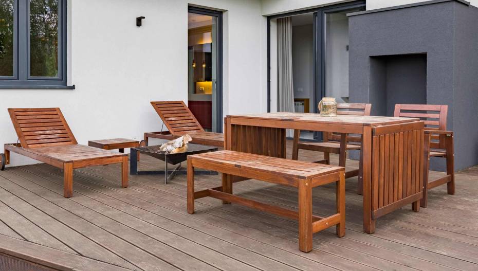 aménagement de terrasse dans une maison
