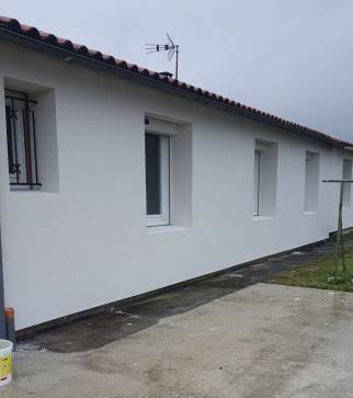 Maison après travaux d'isolation par l'extérieur - Caussade 82300
