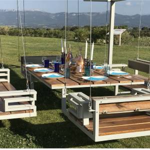 Table suspendue - cedric balestra - La Maison Des Architectes