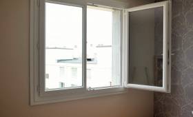 Rénovation des menuiseries extérieures en PVC Blanc, appartement Lyon 9°