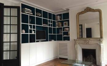 Création d'une bibliothèque sur-mesure à Paris 8 