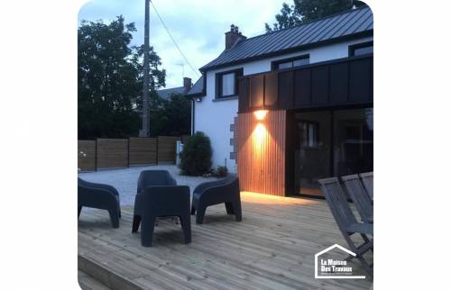 Menuiseries en aluminium noir 