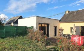 Réalisation d'un agrandissement de maison proche Saint-Malo