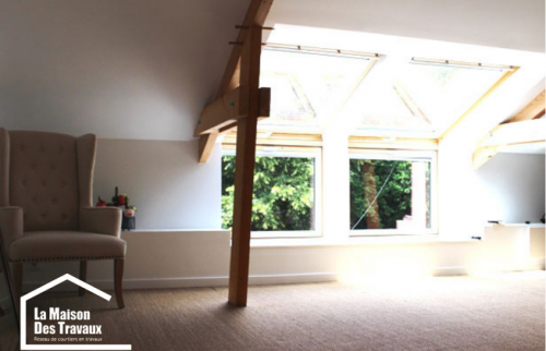  APRES Création d'un coin lecture dans les comble