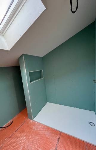 Création suite parentale sous les combles dans un garage (69290 Saint-Genis-les-Ollières)