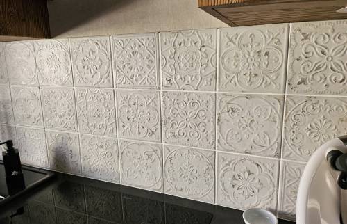 Photo 6 crédence : carreaux de ciment