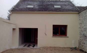 Façade rénovée d'une fermette - Fericy 77133