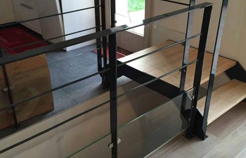 Création escalier avec garde corps