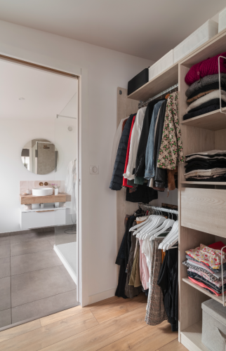 Création d'une suite parentale à Bouguenais - dressing