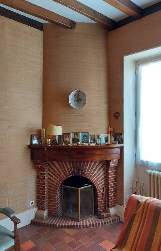 Cheminée traditionnelle avant travaux