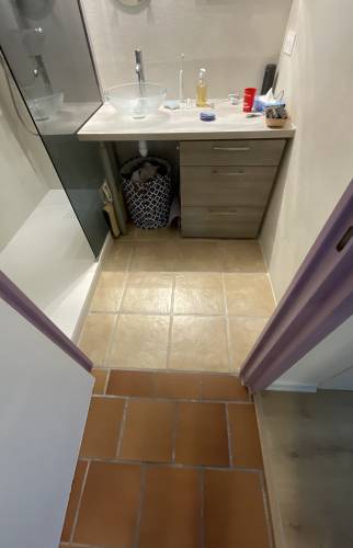 Salle de bain avant rénovation