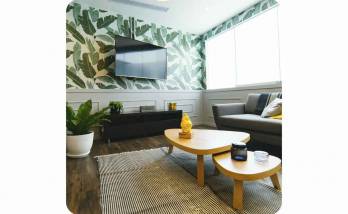 Peinture décorative et rénovation d'une salle de bains à Granville (50400)