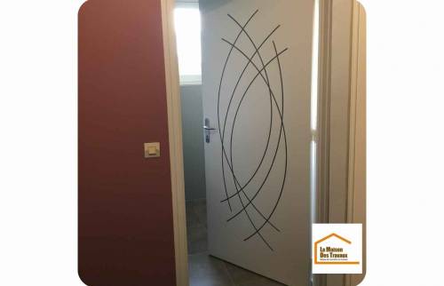 Changement des portes intérieures à Guilberville (50350).