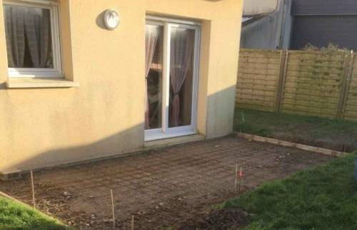 Créer une terrasse en béton à Brest 29200