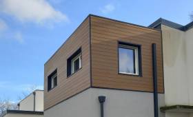 Nouvelle surélévation de maison à toit plat - Nantes 44