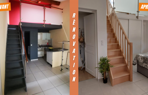 Rénovation d'escalier