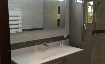 meuble vasque rénové moderne