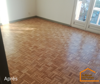 Parquet bois poncé