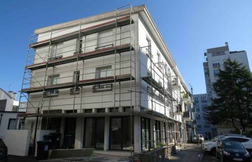 Nettoyage et réparation façade immeuble - Lorient (56100)
