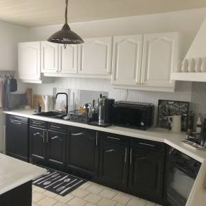 Rénovation d'une cuisine en chêne - CELINE JOUVANCEAU - La Maison Des Architectes