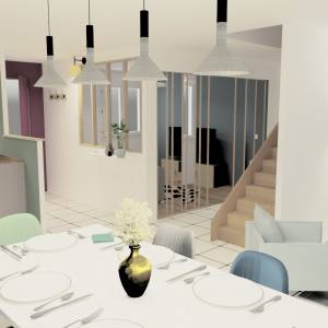 Aménagement et décoration d'intérieur - Océane Millet - La Maison Des Architectes