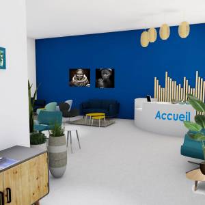 Salle d'attente d'un cabinet médical - Magali Fuchs - Décoratrice - La Maison Des Architectes