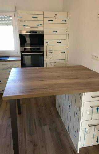 Pose d'un îlot central - Ploemeur (56270)