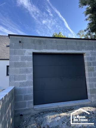 Pose porte de garage électrique